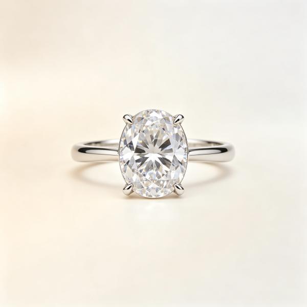 Oval Solitaire Ring