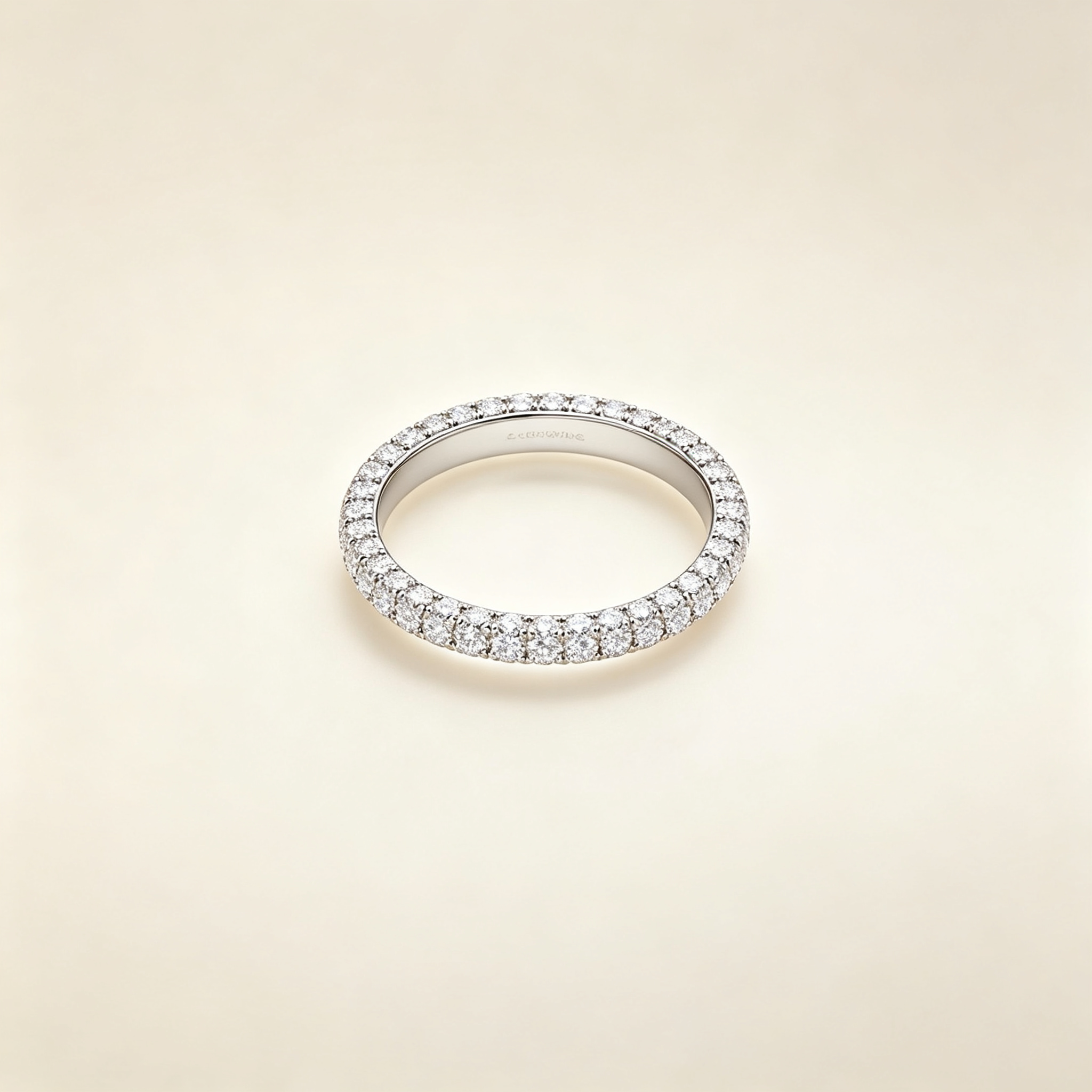 Couple wearing wedding bands